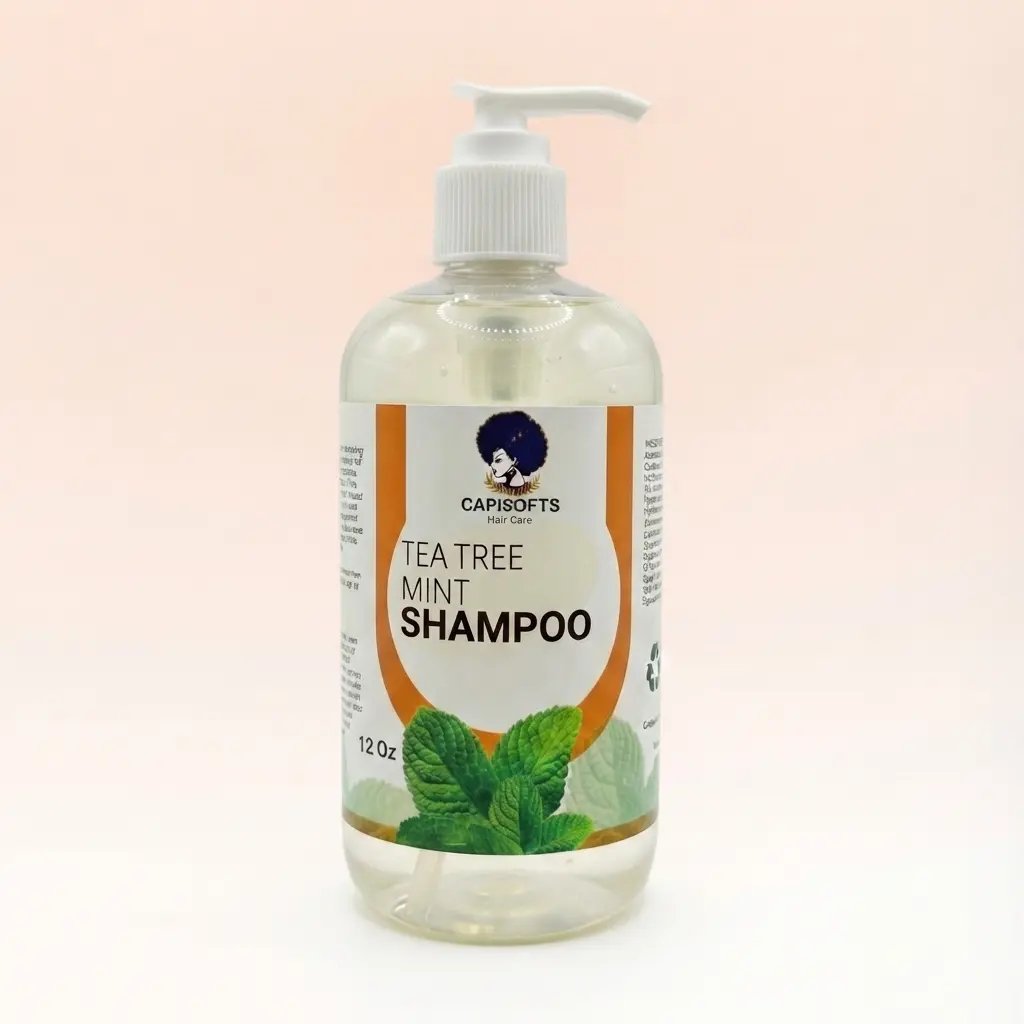 Tea Tree Mint Shampoo - Capisofts Hair Care